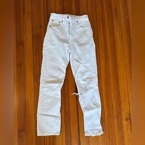 Abercrombie & Fitch White Jeans